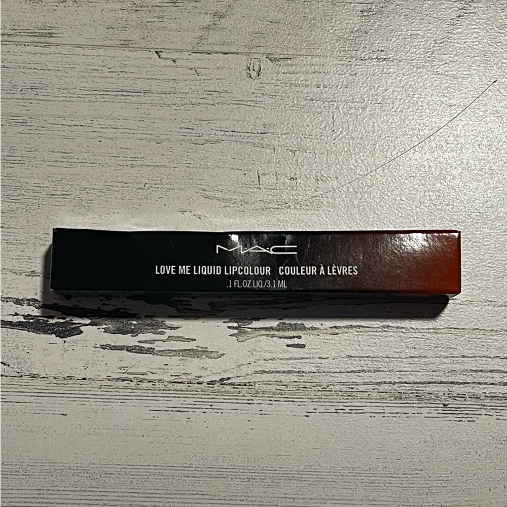 SALE! MAC MY LIPS ARE SEALED LOVE ME LIQUID LIPCOLOUR COLOR CARAMEL SILK 487 NEW